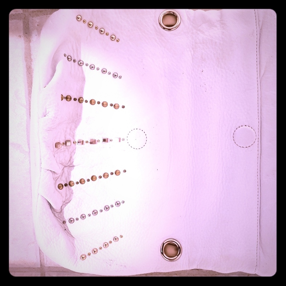 Ann Taylor LOFT white clutch.